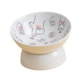 thumbnail image 5 of Raised Pet Feeder Cat Food Plate Water Drinking Bowl, Pet Bowl, Pet Feeding Bowl Food Container, Stable Elevated Cat Bowl Pets Supplies , Pink, 5 of 9