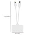 thumbnail image 3 of LEEYNEER [4in2 OTG Adapter] 4in2 SD Card Multi-function OTG Adapter | TF/SD Memory Card Reader  Compatible USB & Type-C Drive Disk  Support SDHC/SDXC/MMC/TF/SD Camera Card Reader  Plug &, 3 of 5
