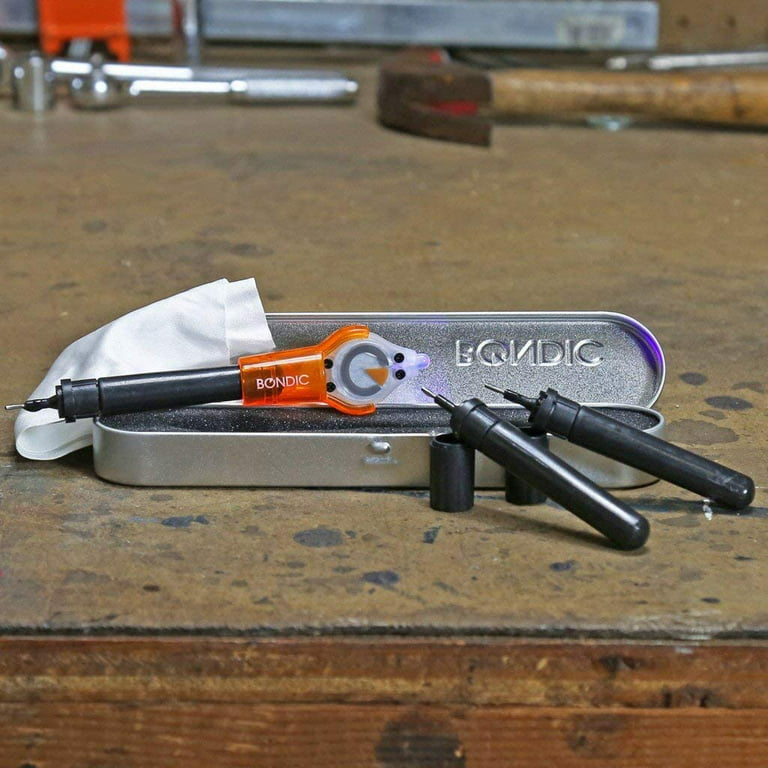 Bondic GO UV Glue Kit with Light, Liquid Plastic Welding Kit, (3ml) Adhesive  Epoxy UV Glue