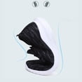 thumbnail image 3 of Tenis Zapatos Hombre Casual Transpirable Ocio Calle Slip-On Lace Up (42 ) Negro Likrtyny Tenis De Mujer Tenis De Hombre, 3 of 9