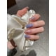 thumbnail image 5 of Pegatinas de uñas de Gel semicuradas DIY, pegatinas de uñas de larga duración, Color sólido, flores frescas en primavera, tiras de uñas, parche deslizante, calcomanía de cubierta completa, 5 of 7