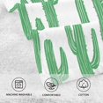 thumbnail image 5 of Yayeee 100% Cotton Hand Towels for Bathroom 16" x 28" Soft Absorbent Kitchen Towel, Cactus Pattern, 5 of 7