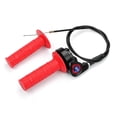 thumbnail image 4 of Colaxi Twist Throttle Cable Stainless Steel Silicone Handle Assembly Fit for 150cc-250cc , Red, 4 of 6
