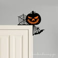 thumbnail image 2 of Handmadetneonsign Pumpkin Halloween Door Corner Sign, Pumpkin Metal Door Topper, Halloween Door Home Decor 039404, 2 of 3