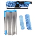 thumbnail image 3 of Kit de Limpieza de Ventanas Extendido de 425 cm, 2 en 1, Limpiador de Vidrios de Doble Cara, Plumero, Mopa y Paño de Limpieza de Vidrios Dos en ., 3 of 5
