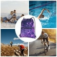 thumbnail image 6 of Naloa Purple Bubble Abstract Art Drawstring Backpack String Bag Cinch Water Resistant for Gym Shopping Sport Yoga, 6 of 6