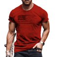 thumbnail image 1 of 2024 Été Chemises de Musculation pour Hommes Manches Courtes Col Rond T-Shirts Impression Logo 3D Ample Respirant Mode Simple Hauts, 1 of 5