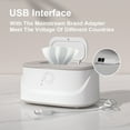 thumbnail image 6 of MaiRkang Baby Wipes Warmer with Spring Design, 3 Modes Temperature, Wipe Dispenser and Night Light, 6 of 7