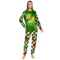 thumbnail image 3 of Christmas Pajamas for Family Matching Set Soft Cute Holiday Xmas Pjs Sleepwear for Couples Men Women Plus Size (Women, S), 3 of 6