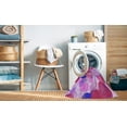 thumbnail image 2 of Ahgly Tapis Rond Lavable en Machine Intérieur Transitionnel Violet Violet, 5 Pieds Rond, 2 of 7