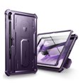 thumbnail image 1 of Dexnor Case for Samsung Galaxy Tab S7 FE 12.4 Inch (2021), [Built in Screen Protector & Kickstand] with Pen Holder Heavy Duty Shockproof Full Body Protective Cover for Galaxy S7 FE Case-Purple, 1 of 6