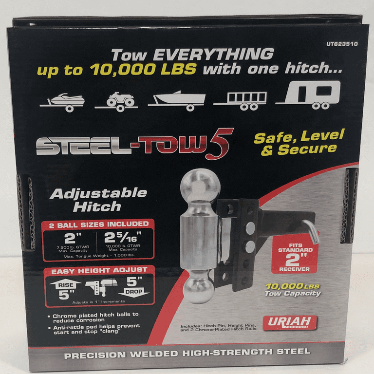 Uriah Products Adjustable Steel Dual-Ball Mount UT623510 - Walmart.com