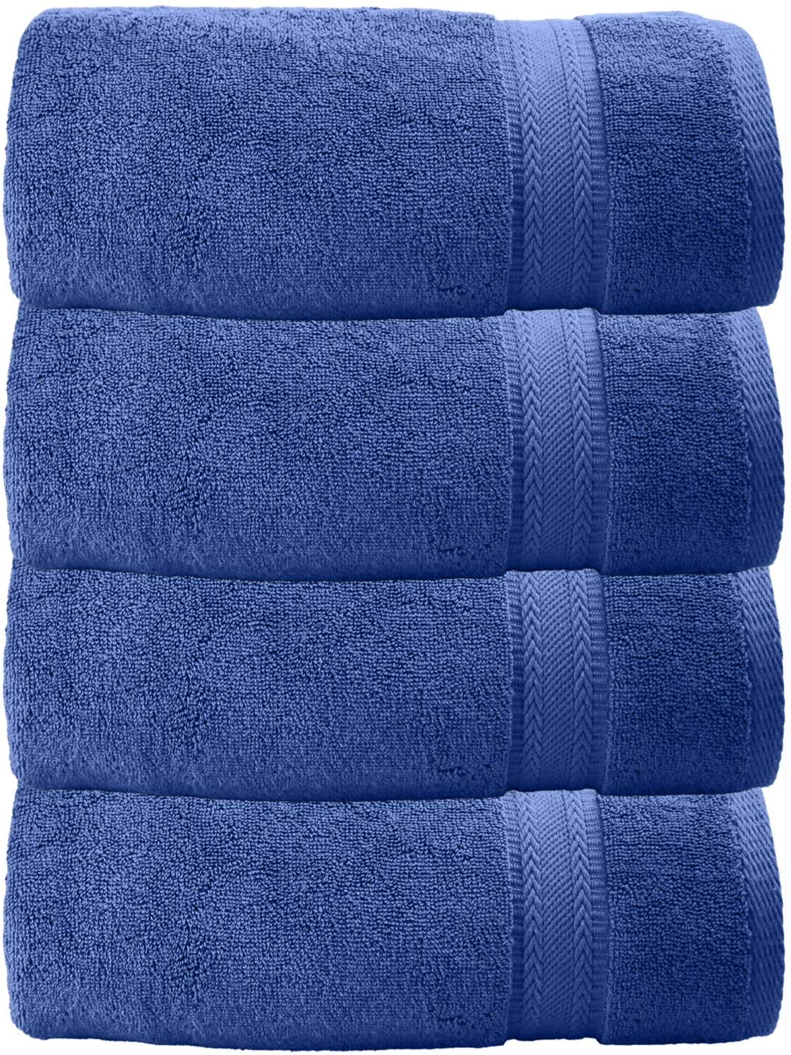 Canadian Linen Spa Bath Towels 27x54 inches, 4 Pack, 600 GSM 100