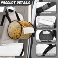 thumbnail image 6 of ZIATUBLE Sunflower Butterfly Paper Towel Storage Bag Washable Toilet Paper Roll Dispenser Universal Carrying and Storage Case Foldable Hanging Toilet Paper Towel Holder Paper Pouches, 6 of 7