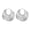 Silver, variant on 1 Pair Women Earrings, Imitation Pearls Inlaid Drop Earrings with Ear Loop, Daily Wear Party Dance Jewelry Gift