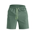 thumbnail image 4 of ADSSDQ Mens Swim Trunks, Quick Dry Swimming Shorts 7 Inch with Mesh Lining for Swimwear, Bathing Suits Green 3XL, 4 of 7