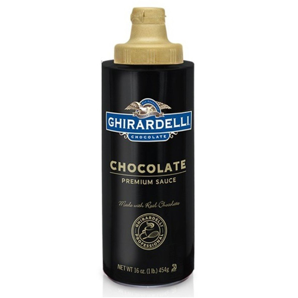 Ghirardelli Chocolate Sauce Black Label 16 oz Squeeze bottle