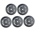 thumbnail image 1 of FUTUREORYY 5 Pcs Poulie de Roue Rainurée Noire Durable pour Applications D\'entraînement Physique, 1 of 8