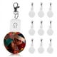 thumbnail image 1 of 10 Piezas de Llaveros de Sublimación en A Granel con Transferencia Iluminada por LED, Manualidades de Bricolaje con Llaveros para Fotos Redondas, 1 of 5