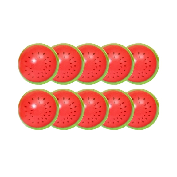 Neorosiri Watermelon Bouncy Ball – 10 Pack Floating Elastic Rubber Balls for Fun Playtime