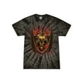 thumbnail image 1 of Wild Bobby, Dragon Sitting on Skull, Pop Culture, Tie-Dye Tees, Spiral Black, Small, 1 of 3