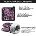 thumbnail image 7 of Purple Camo Tree Branch Pattern Kitchen Oven Mitt and Pot Holder Sets 2 Pcs for Baking, Cooking and Grilling, Heat Resistant Up To 392 °F, 7 of 7