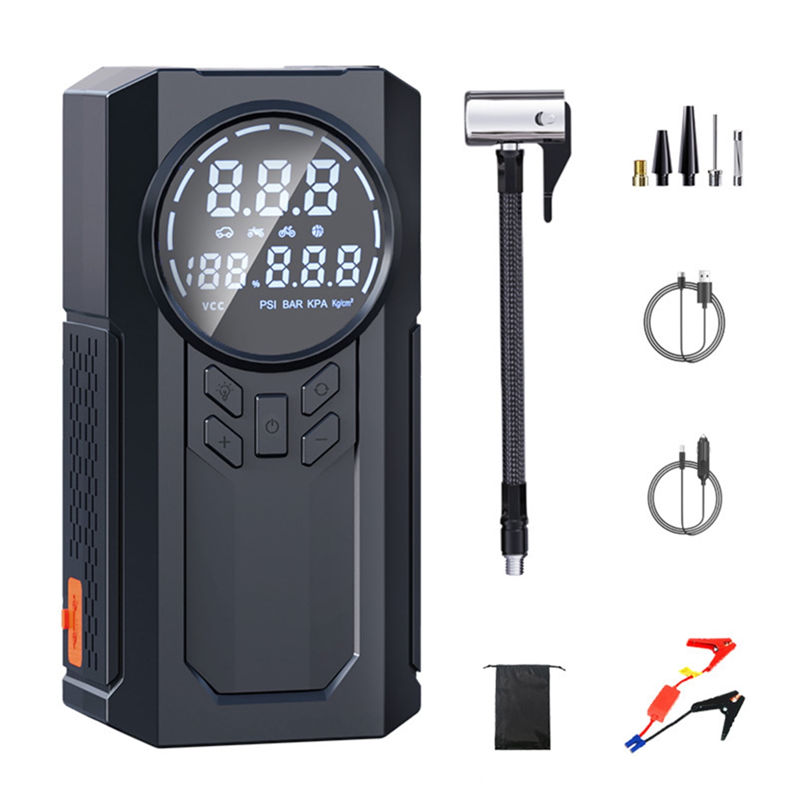 air pump,Display Portable Battery Inflator Air Battery With 150psi Tire Air Pump Portable Jump Battery Battery With Led Inflator With Jump With Air Compressor Tire Inflator With Air Car Battery