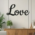 thumbnail image 2 of LOVE Metal Sign Metal LOVE Wall Decoration Couple Heart-Shaped Eternal Love Metal Wall Decoration Wedding Gift Romantic Garden Metal Sign, 2 of 5