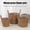 Large, variant on Wicker Planter Basket with Handles Indoor Outdoor Plants Rattan Woven Planter Pot Home Living Room Balcony Garden Round Decorative Flower Pot