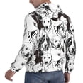 thumbnail image 3 of KLL Labrador Retriever Dog Print Mens Hoodie Long Sleeve Casual Pullover Hooded Sweatshirt Fashion Drawstring Hoodies with Pocket-XX-Large, 3 of 6