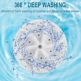 thumbnail image 3 of Teissuly Portable Washing Machine, Ultrasonic Turbine Mini Washing Machine & Dishwasher with Suction Cups for Home Travel College Room RV Apartment, Turbo Washer for Cleaning Sock,Underwear, 3 of 9
