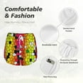 thumbnail image 4 of Rateoe Colorful Tie Dye Stained Glass 1 Printed 2 in 1 Women's Workout Shorts for Athletic Gym Running Shorts with Phone Pockets-X-Large, 4 of 7
