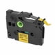 thumbnail image 5 of Cinta de etiquetas Qian QZe-621, 6 pack laminadas 9 mm de ancho 8 m de largo, Negro/Amarillo, compatible con Brother P-Touch TZe HSe, resistente al agua y desgaste, 5 of 8