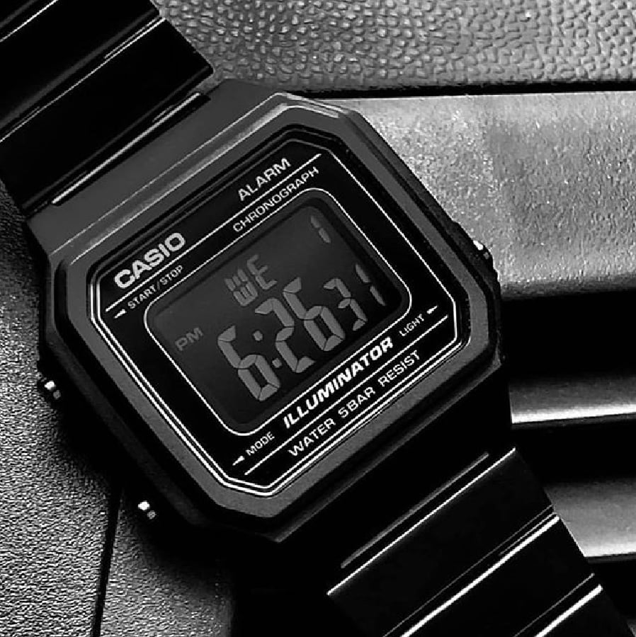 reloj casio negro mercado libre