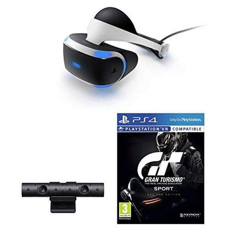 Refurbished Sony PlayStation VR Gran Turismo Sport Bundle For PlayStation 4 PS4 Microphone