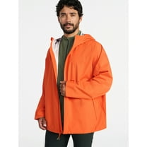 Ozark Trail Men's and Big Men's Sealed Seam Rain Jacket Pinnacle System, Sizes S-3XL