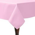 thumbnail image 1 of Ultimate Textile (10 Pack) Poly-cotton Twill 90 x 90-Inch Square Tablecloth - for Restaurant and Catering, Hotel or Home Dining use, Light Pink, 1 of 3