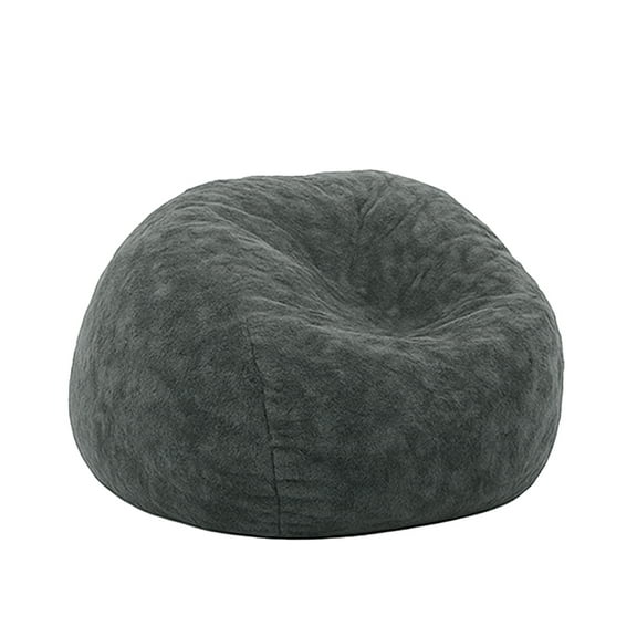 Fluffy Stuffed Animal Storage Bean Bag Chair Cover(No Filler), 59x26in Faux Fur Washable Ultra Soft Bean Bag Cover for Plush Toys or Textile,Plush Shaggy Large Beanbag for Adults Kids Teens