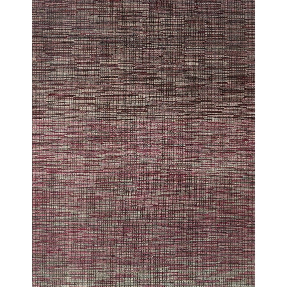 Ahgly Company Machine Washable Indoor Rectangle Abstract Vermilion Red Area Rugs, 2' x 3'