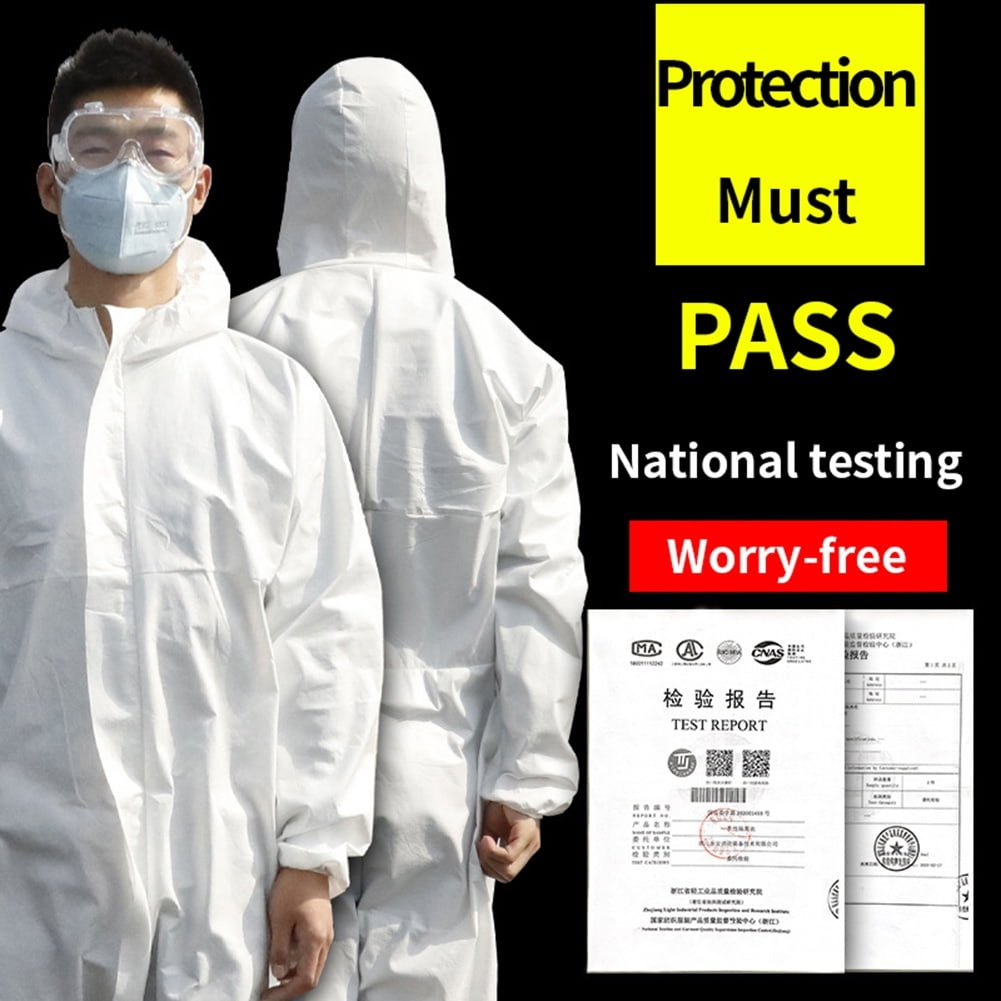 Disposable Washable Hazmat Suit AntiVirus Protection Clothing Work