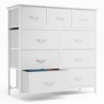 thumbnail image 3 of JOINSUN Dressers with 9 Fabric Drawers, 9 Drawers Organization Furniture for Kitchen, Office, Hallway, White, 3 of 10