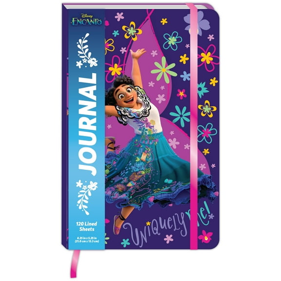 Disney Encanto Journal with Bungee, Multi-color, Size 8.25"x5.25", 120 sheets