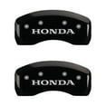 thumbnail image 4 of MGP 4 Caliper Covers Engraved Front & Rear Honda Black finish silver ch Fits select: 2014-2015 HONDA CIVIC LX, 2012-2013 HONDA CIVIC EX, 4 of 6