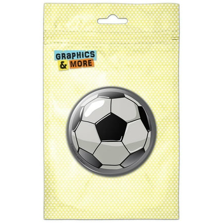 

Soccer Ball Futbol Sport Refrigerator Button Magnet