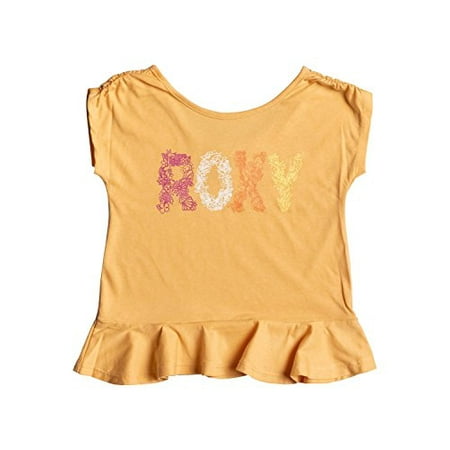 Girl Apricot - Roxy Girls 2-6 Sea Girl T-Shirt (2, Apricot Nectar)