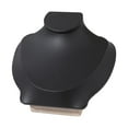 thumbnail image 1 of Exhibidor de busto de joyería con cadena para collares, maniquí, organizador de cadena para colgantes Negro, 1 of 9