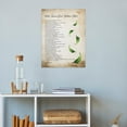 thumbnail image 4 of ASPORIC When Tomorrow Starts Without Me Poem Vintage Poster Motivational Quotes Poster Prints for Wall Decor Pictures Canvas Oil Paintings for Printed Canvas Unframed 10x8 Inch, 4 of 6