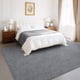 thumbnail image 3 of Area Alfombra B BENRON Soft, 150 x 210 cm, gris, para sala de estar o dormitorio, 3 of 7