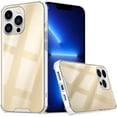 thumbnail image 3 of iPhone 13 PRO, Cool Mirror Phone Case. Slim, Sleek, Stylish Reflective Makeup Mirror Case for iPhone. Hard TPU PC Shockproof Back Cover. (Gold) Gold -, 3 of 8