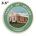 thumbnail image 2 of Temple of Artemis, Turkey 3.5 Inch Iron Or Sew On Embroidered Fabric Badge Patch Wonders of the World Iconic Series, 2 of 2